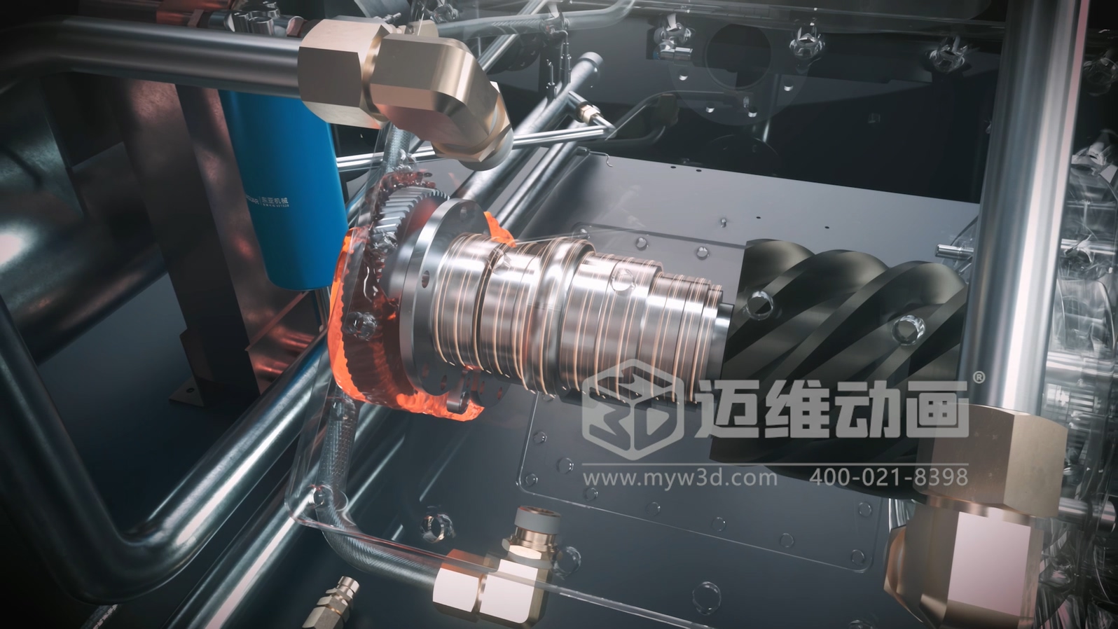 看案例說話：某頭部空壓機(jī)品牌用三維動(dòng)畫，拿下千萬訂單的秘密！(圖8)